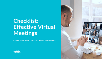 Checklist Effective Virtual Meetings Talaera