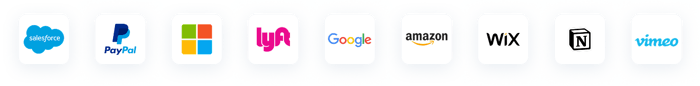 customer logo spaced out